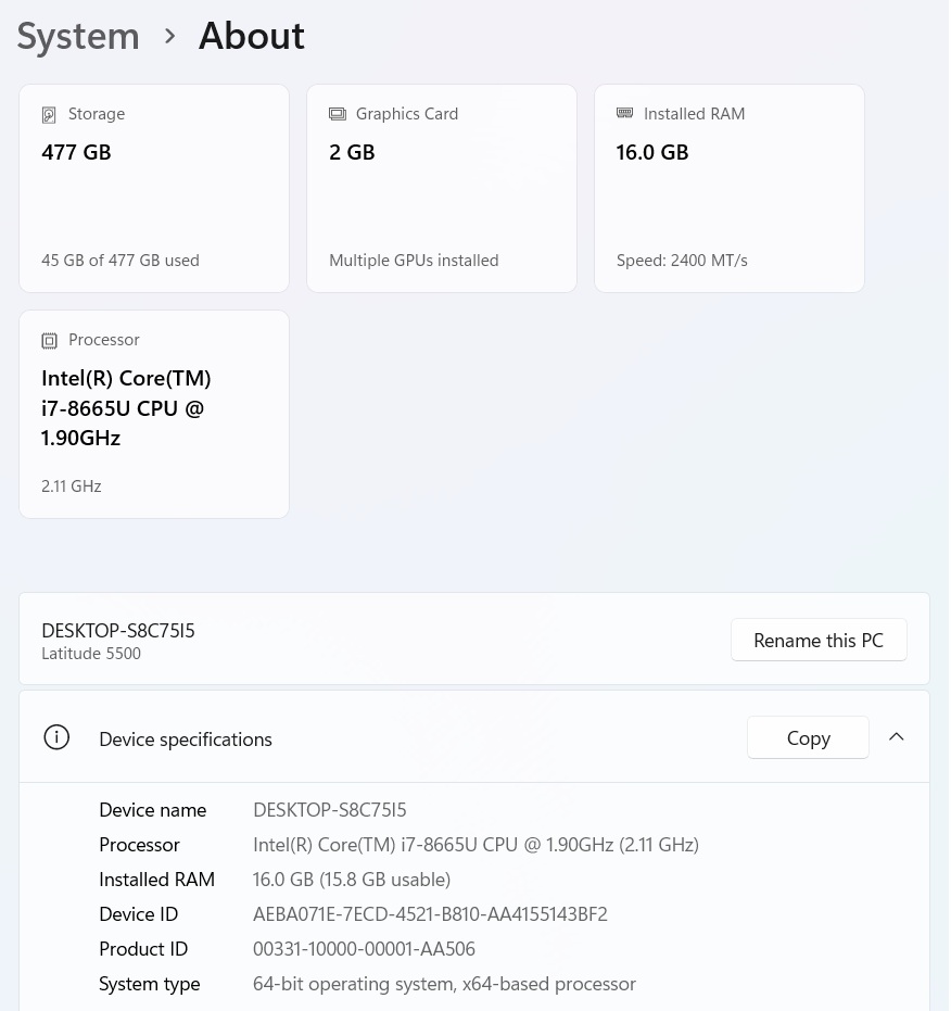 لپ تاپ Dell Latitude 5500 - Image 4