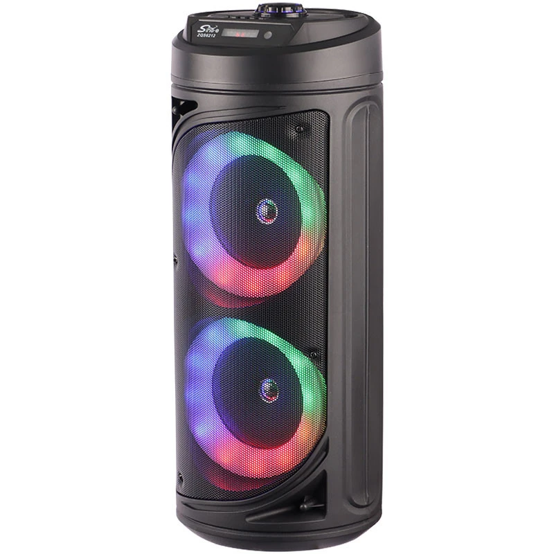 اسپیکر چمدانی بلوتوثی رم و فلش خور + میکروفن و ریموت Sing-E ZQS6212 - Image 2