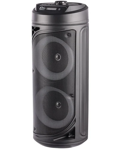 اسپیکر چمدانی بلوتوثی رم و فلش خور +  میکروفن و ریموت Sing-E ZQS6212