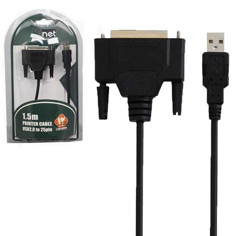 کابل تبدیل پرینتر پارالل به USB (یو اس بی) کی نت K-C26 طول 1.5 متر - Image 3